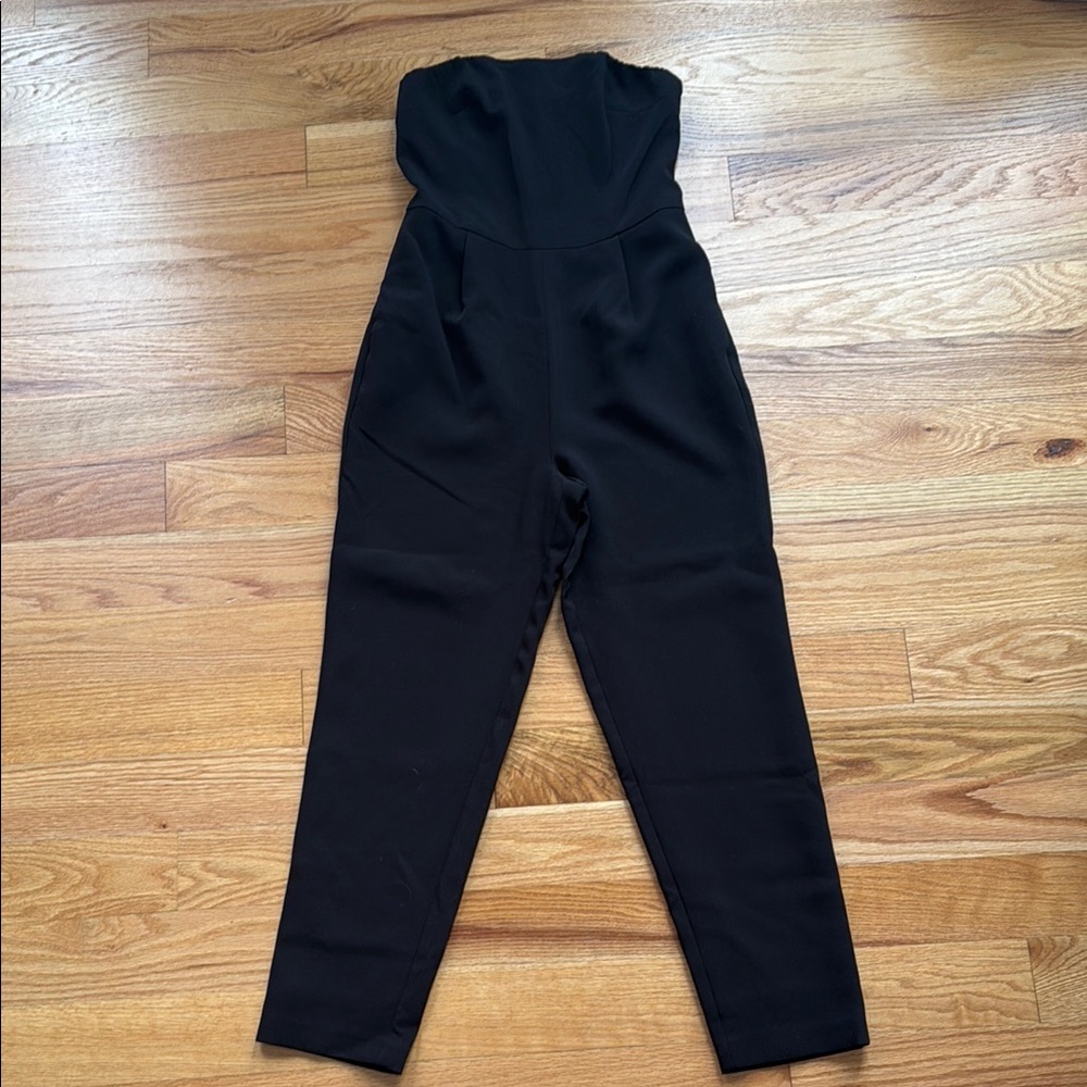 Women’s Black Strapless Romper